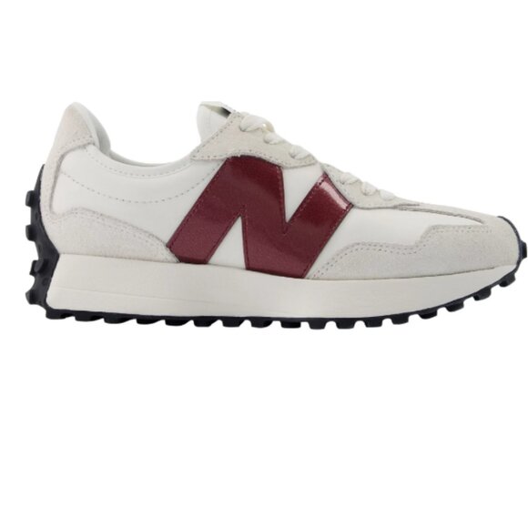 New Balance Women's 327 Shoes-Color: Burgundy - Picture 1 of 5